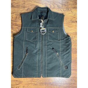 STS Ranchwear Boys' Youth Arena Twill Vest size XL New